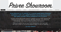 Desktop Screenshot of priveeshowroom.com