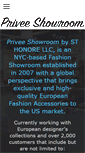 Mobile Screenshot of priveeshowroom.com